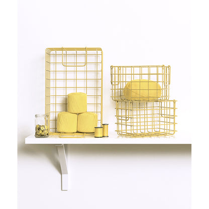 Mustard Made korgar, set med 3 trådkorgar - Butter