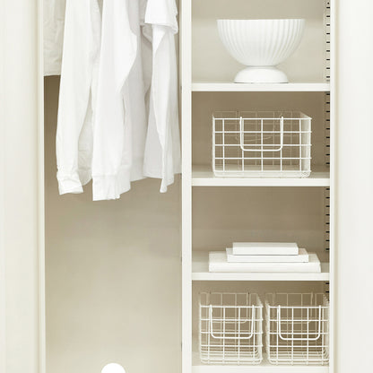 Mustard Made Korgar, set med 3 trådkorgar - Chalk