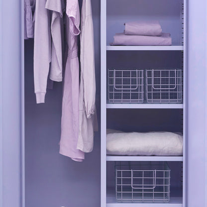 Mustard Made Baskets, set med 3 trådkorgar – Lilac