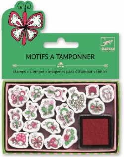 Djeco stämpelset, fjärilar