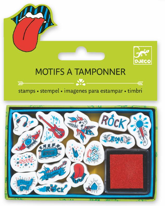 Djeco stämpelset, Musik