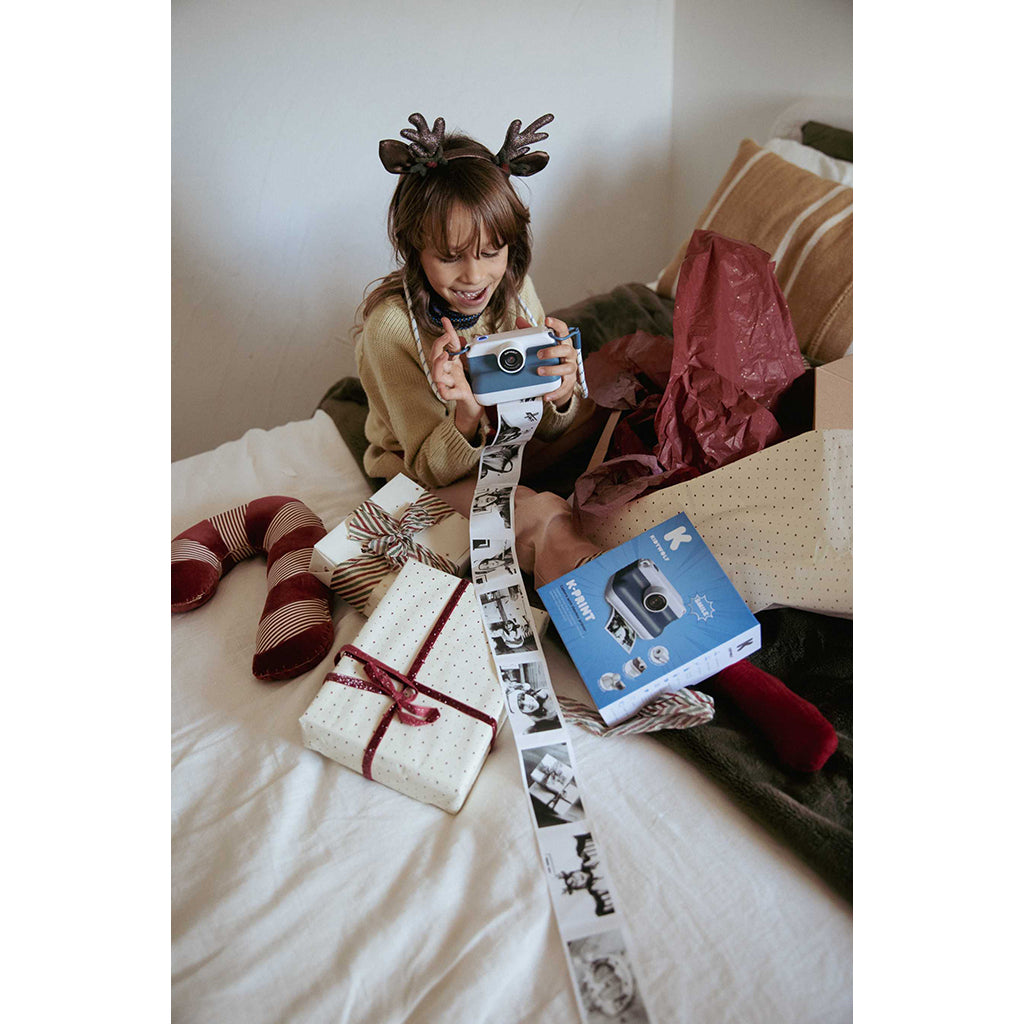 Kidywolf Instant Print Kamera för Barn, Blå