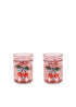 Konges sløjd 2-pak glitterkopper, Cherry Bows