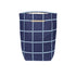 Nobodinoz Vibes opbevaringskurv, large - Navy blue windowpane