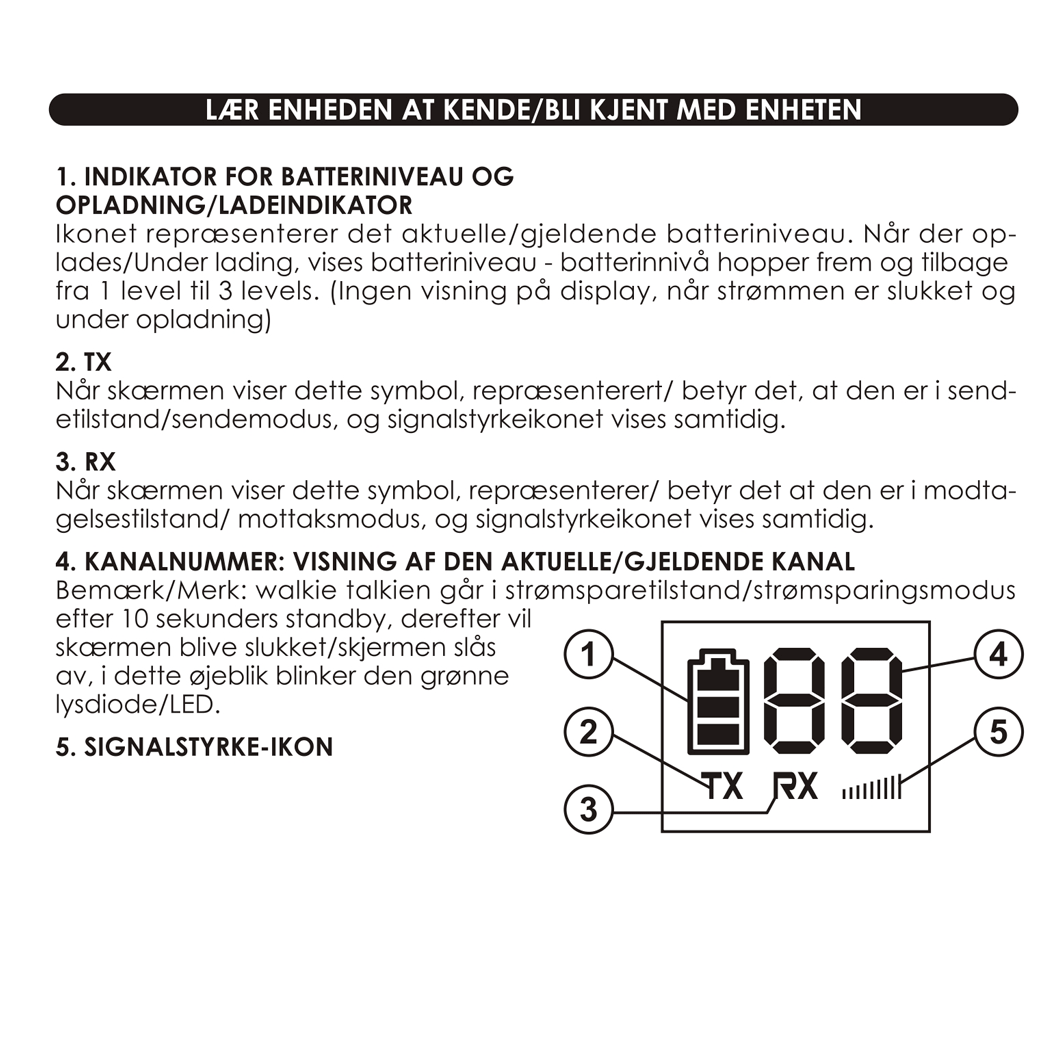 Kidywolf walkie talkie för barn, Kidytalk - Blå/Röd