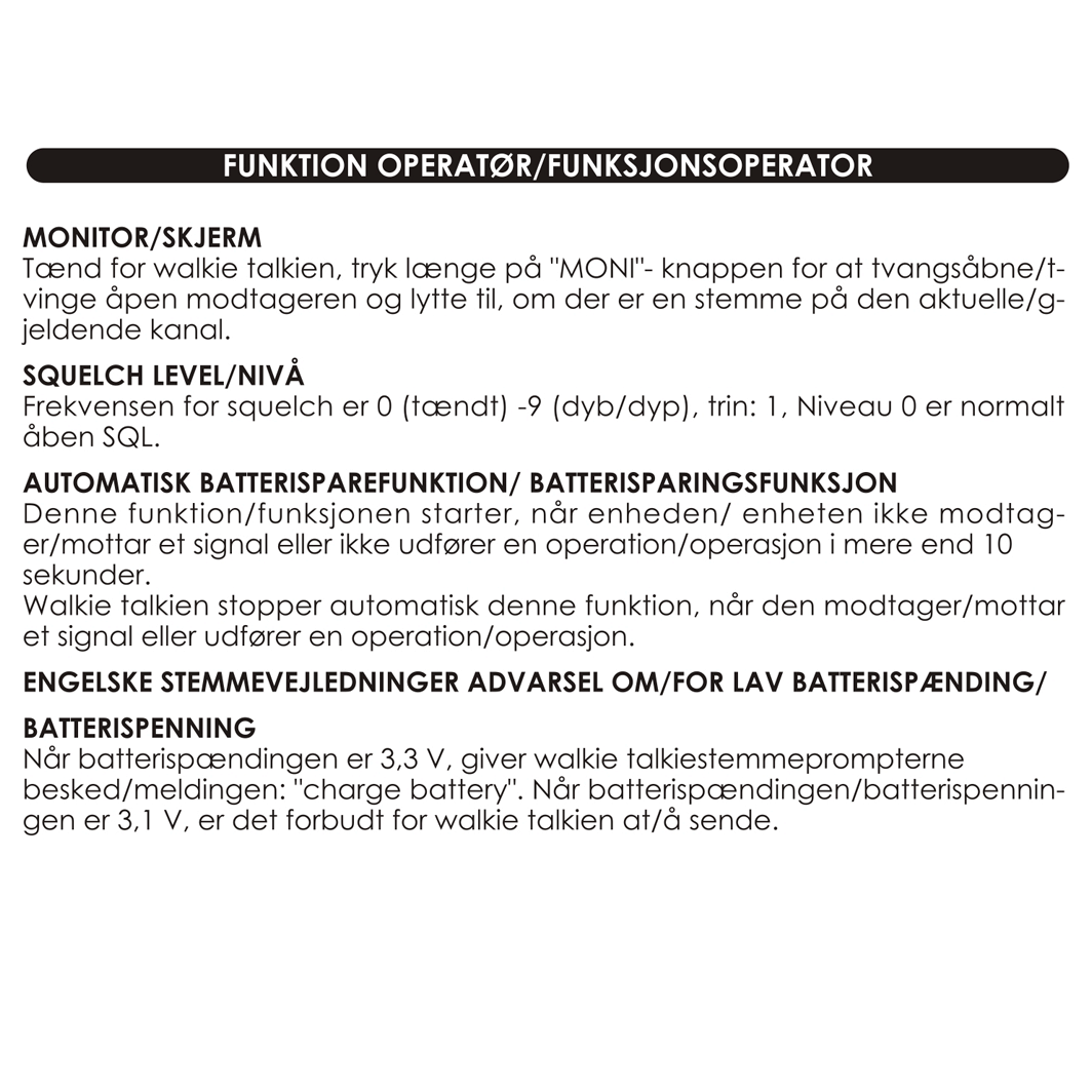 Kidywolf walkie talkie för barn, Kidytalk - Blå/Röd