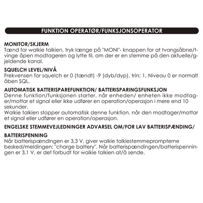 Kidywolf walkie talkie för barn, Kidytalk - Blå/Röd