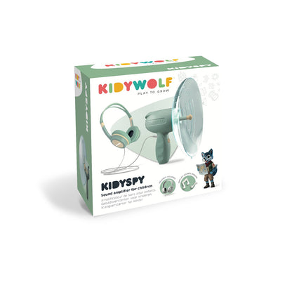Kidyspy,  Sound Amplifier, Lydforstærker inkl headset - Green