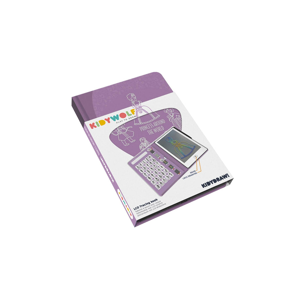 KidyDraw mini ritplatta med LCD-skärm, Princess