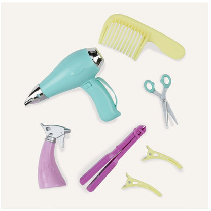 Our Generation docktillbehör, Frisörstol - Lila