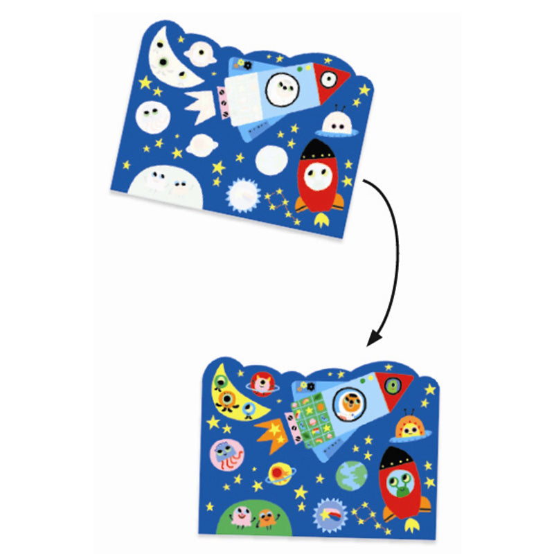 Djeco måla med vatten, I skyerne – Från 18 månader