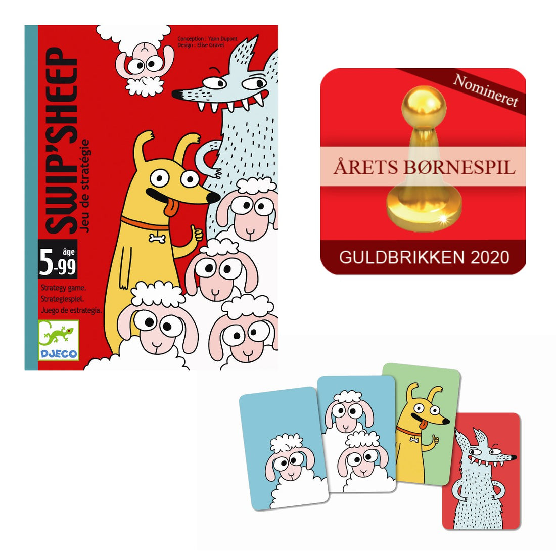 Djeco kortspil, Swip&