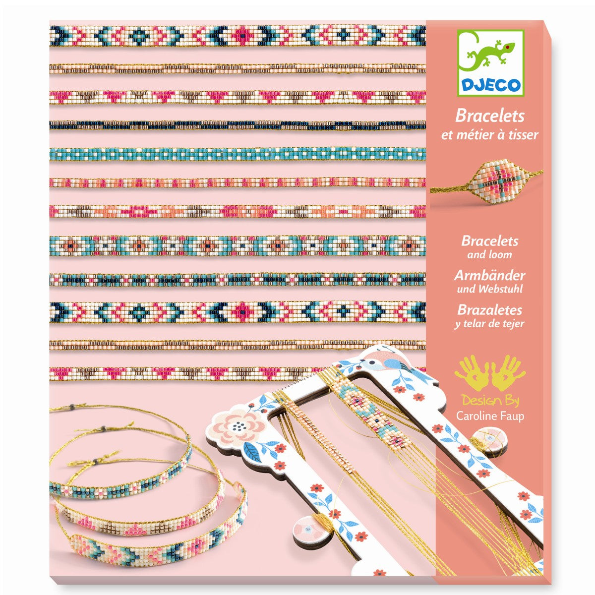 Djeco kreativ æske, perlearmbånd