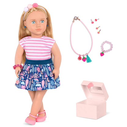 Our Generation docka, Alessia med smyckeskrin - 46 cm