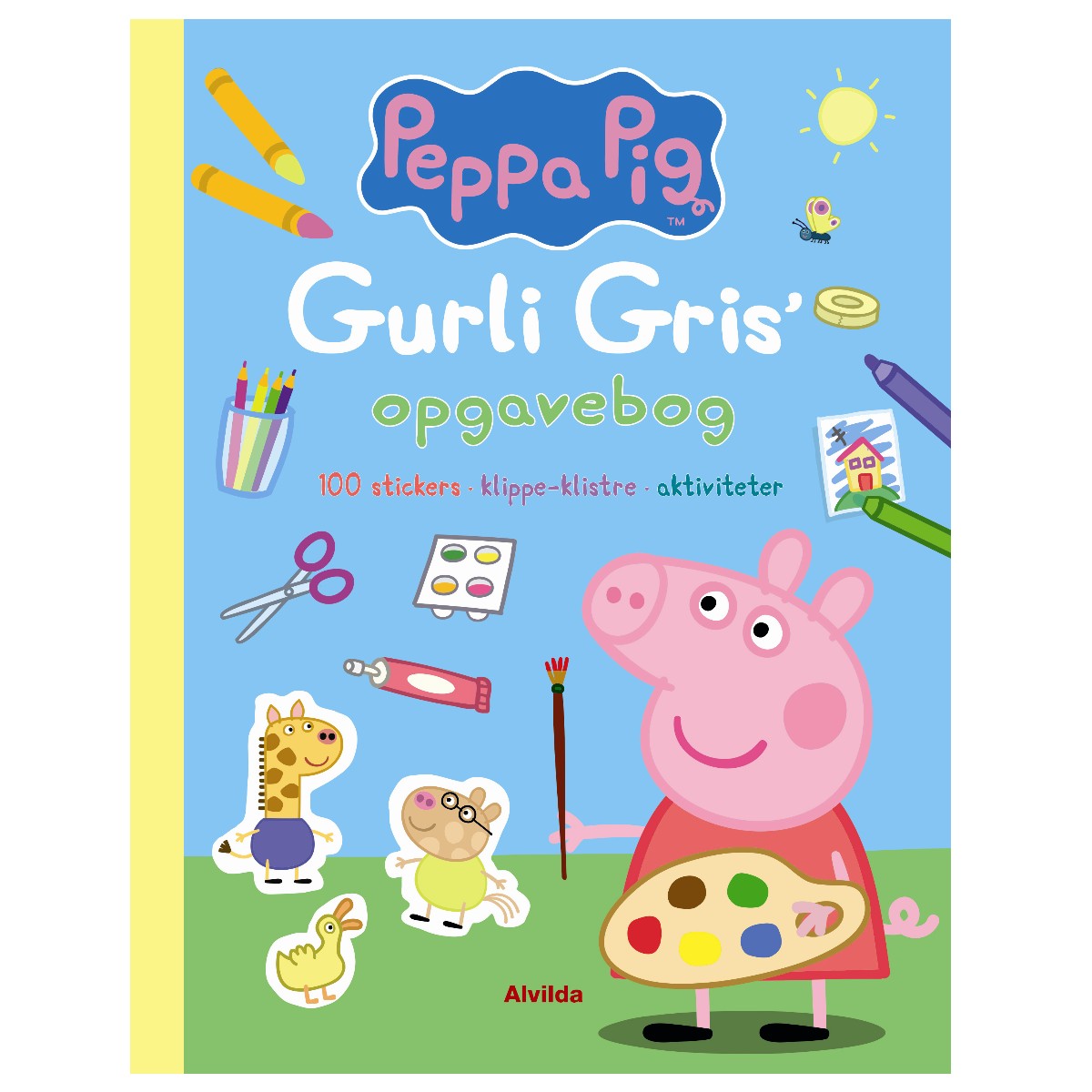 Gurli Gris opgavebog, 100 klistermærker