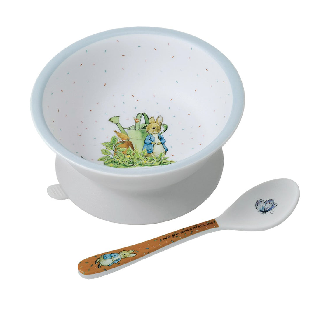 Petit Jour Paris, Peter Kanin skål med sugkopp och sked