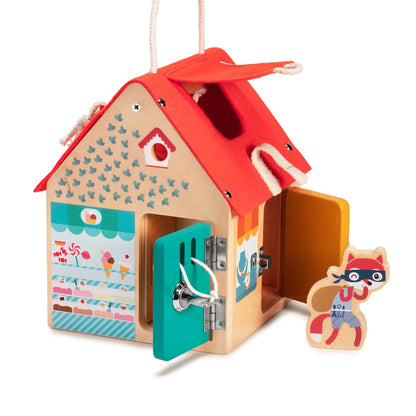 Lilliputiens aktivitethus, Åbn og luk