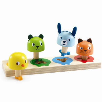 Djeco Aktivitetsleg, Tourniki. Trælegetøj