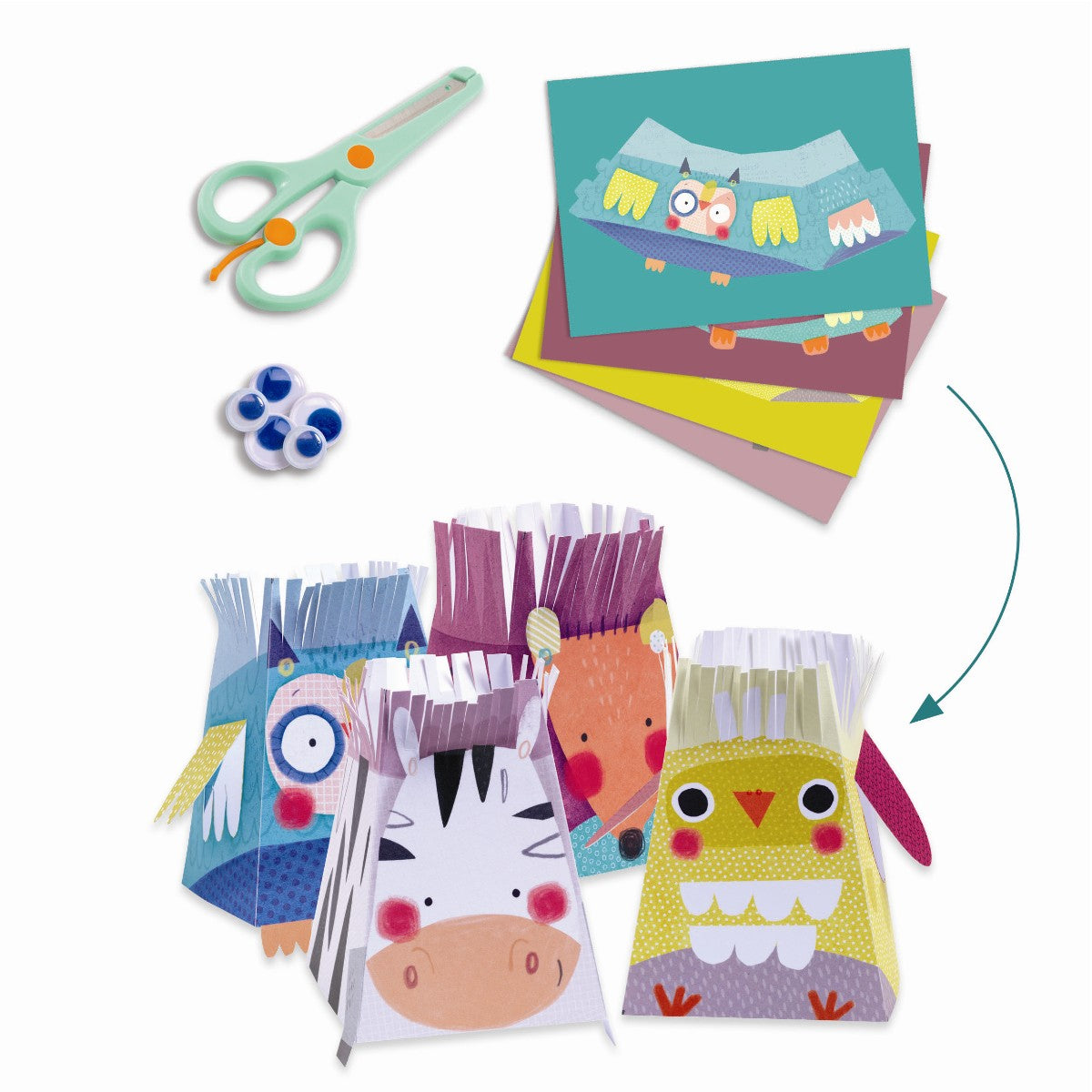 Djeco kreativt aktivitetskit - Huset