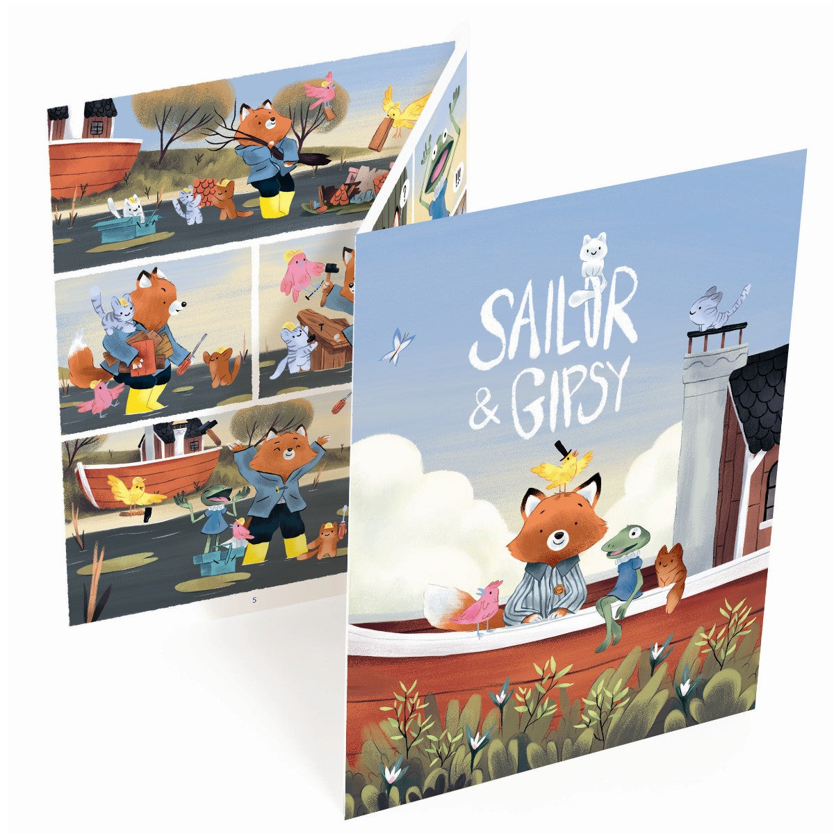 Djeco Kreativset, Överföringsbilder - Gypsy och sjömannen