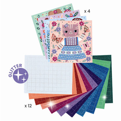 Djeco kreativ mosaik, Söta djur