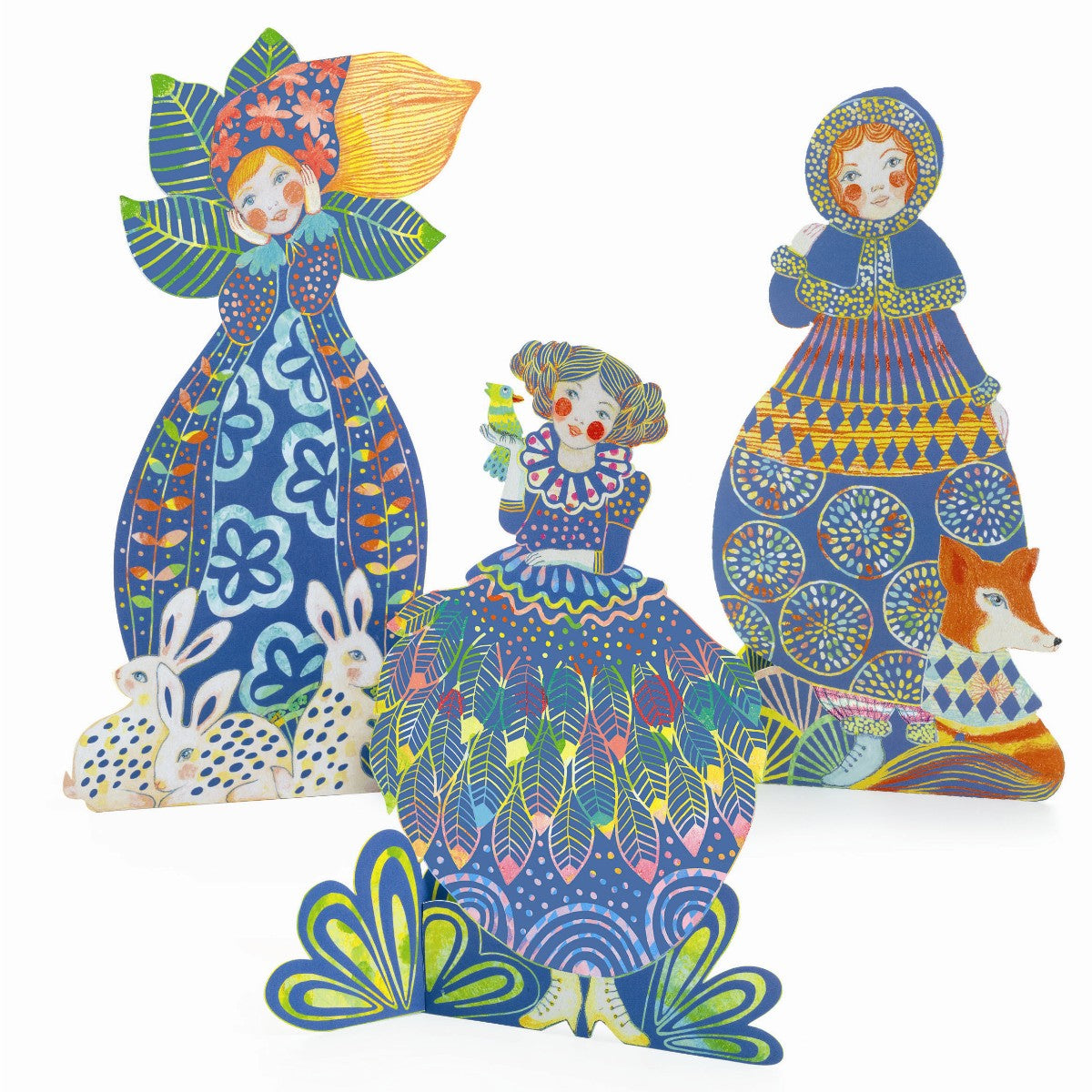 Djeco scratchkort, vackra klänningar