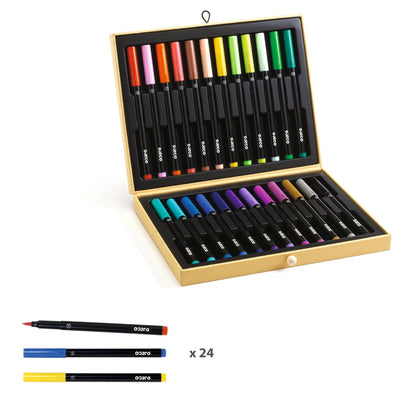 Djeco resväska med filtspennor