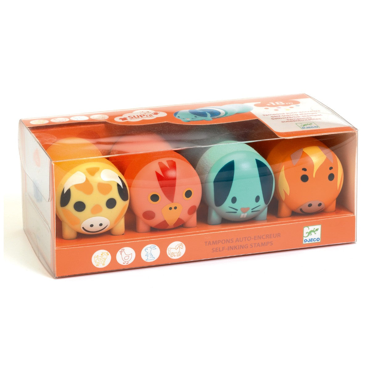 Djeco kreativ för de minsta, Stämplar – bondgård