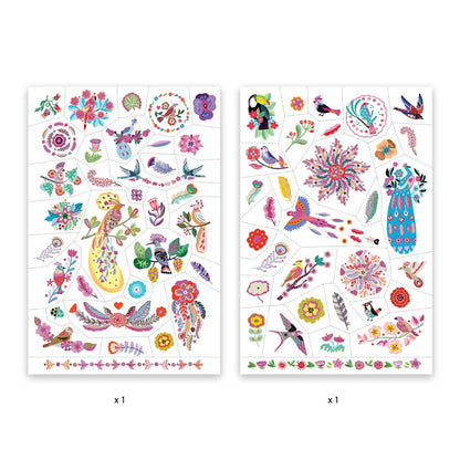 Djeco tatueringar, Fåglar