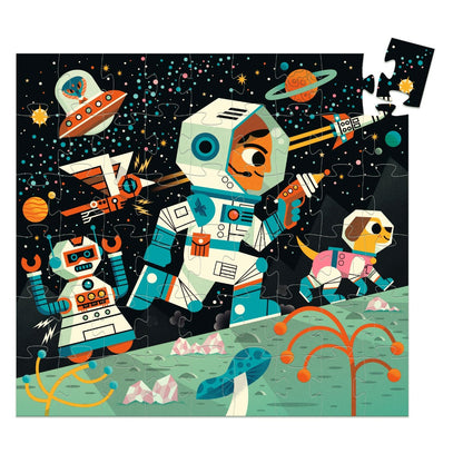 Djeco Silhuettpussel, Rymdstation 54 bitar