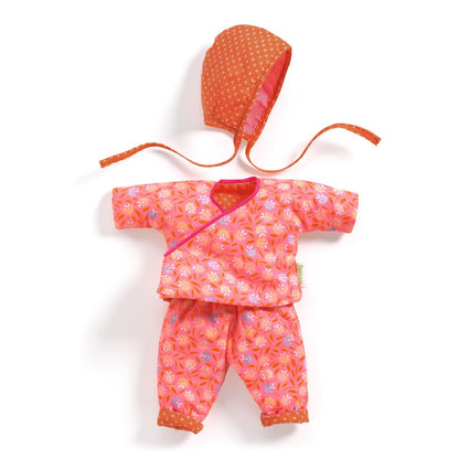 Djeco Pomea dockkläder - Set med mössa, Petunia