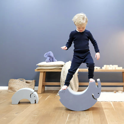 bObles Elefant, L24 - Sandgrå