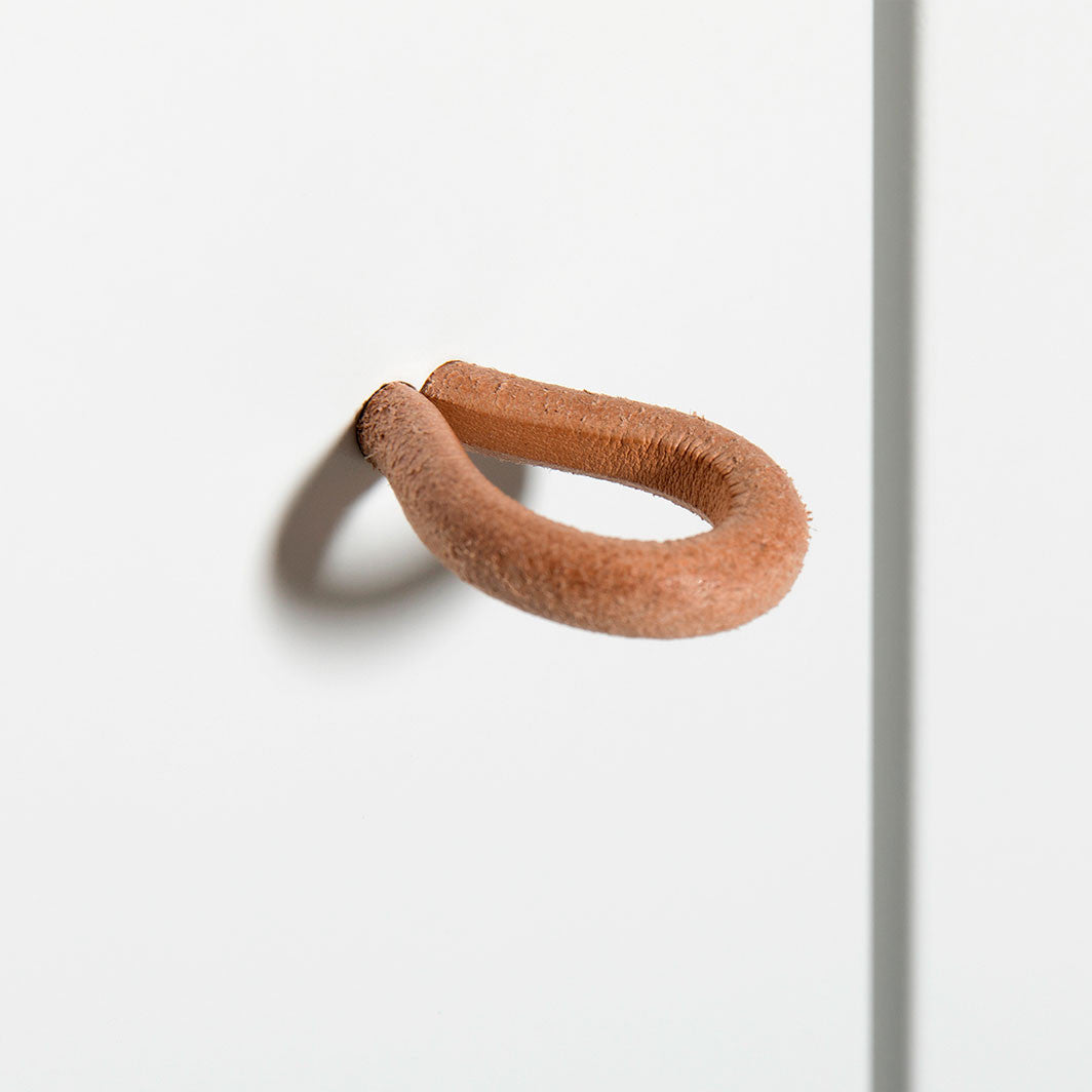 Oliver Furniture Wood garderob med 2 dörrar, vit/ek - höjd 204 cm