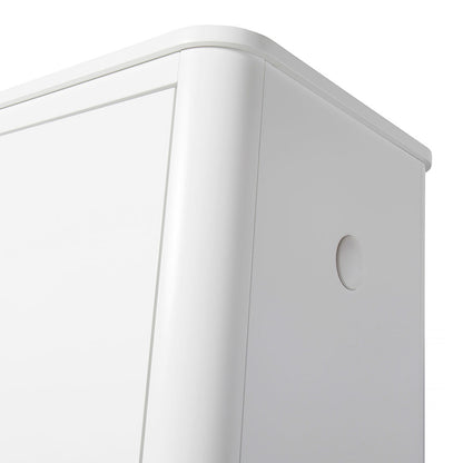 Oliver Furniture Wood-garderob med 3 dörrar, vit - höjd 204 cm