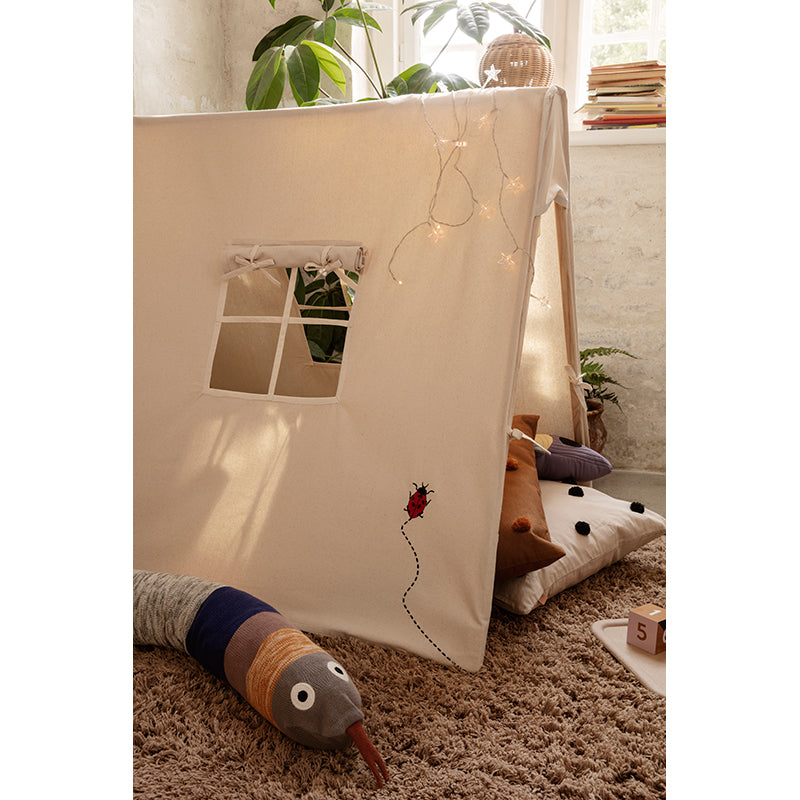 ferm Living lektält, Ladybird Embroidery