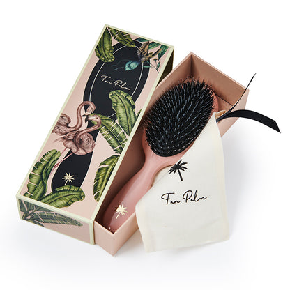 Fan Palm hårborste, Blush - Medium