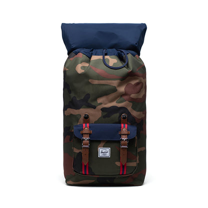 Herschel ryggsäck, Little America - Woodland camo/peacoat/tan