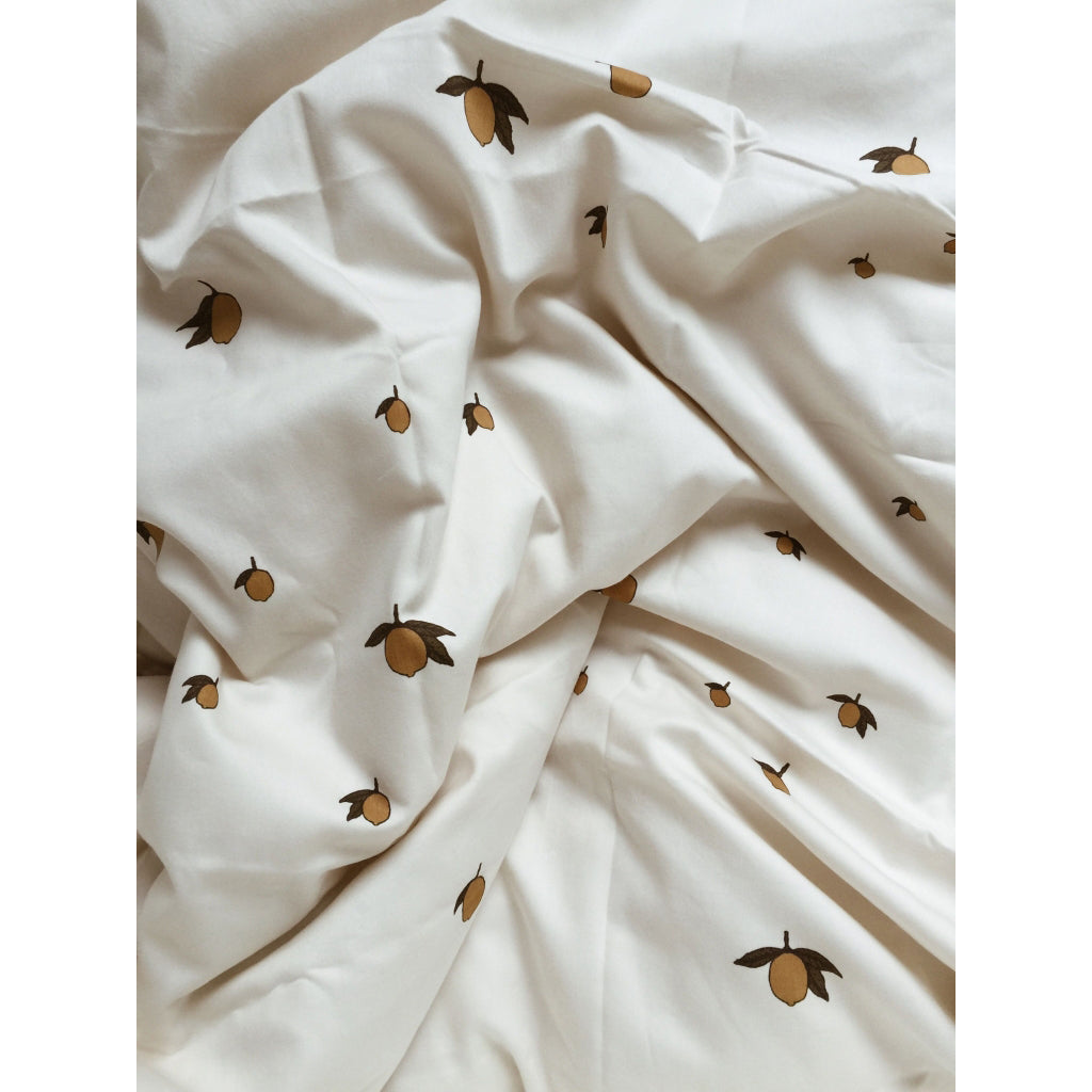 Konges Sløjd babybäddset, ekologisk GOTS - Lemon