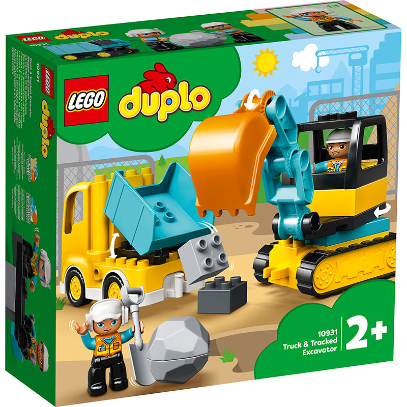 LEGO® Duplo, Lastbil och banddriven grävmaskin