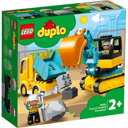 LEGO® Duplo, Lastbil och banddriven grävmaskin