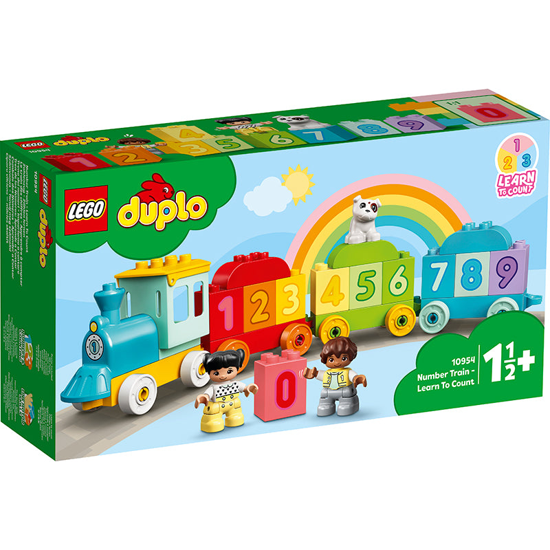 LEGO® DUPLO® Creative Play, Tåg med siffror – lär dig räkna - för de minsta