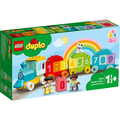 LEGO® DUPLO® Creative Play, Tåg med siffror – lär dig räkna - för de minsta