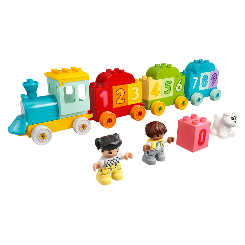 LEGO® DUPLO® Creative Play, Tåg med siffror – lär dig räkna - för de minsta