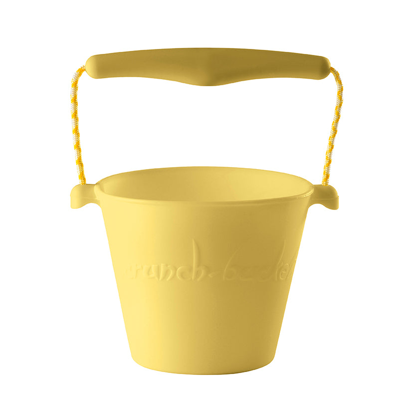 Scrunch-bucket, mjuk vikbar hink - icecream yellow