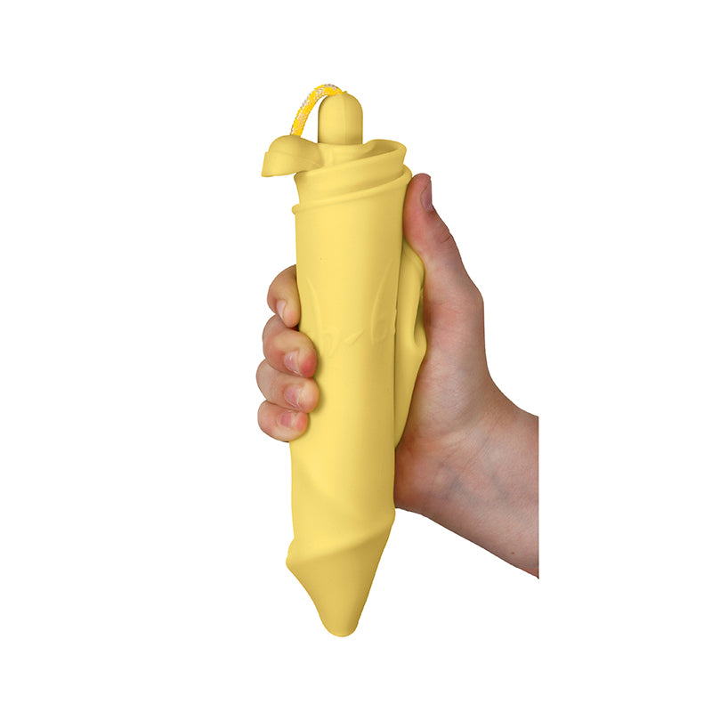 Scrunch-bucket, mjuk vikbar hink - icecream yellow