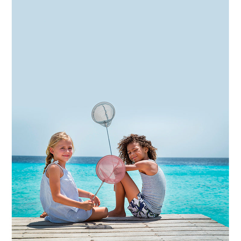 Scrunch armband för namn, ID-armband - Dusty rose