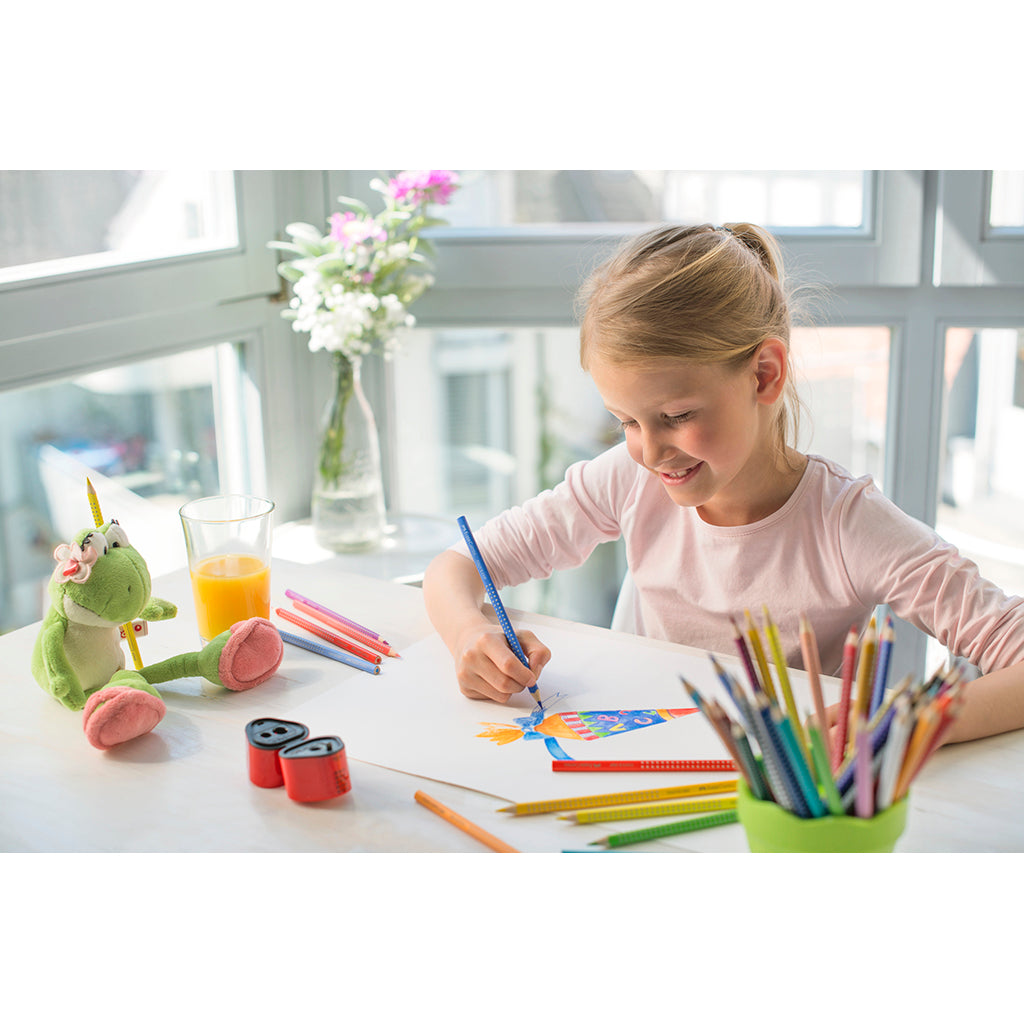 Faber-Castell, 12 st Grip akvarell färgpennor