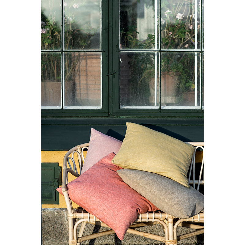 Bungalow kuddfodral i linne, 50 x 50 cm - Lilac rose