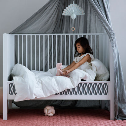 Cam Cam Harlequin babylingsäng, Vit