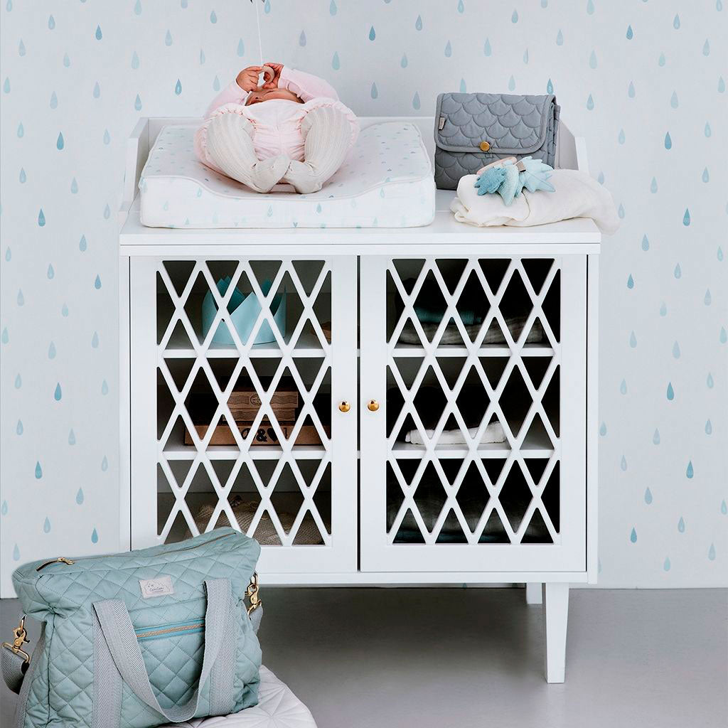 Cam Cam puslebord i træ, Hvid